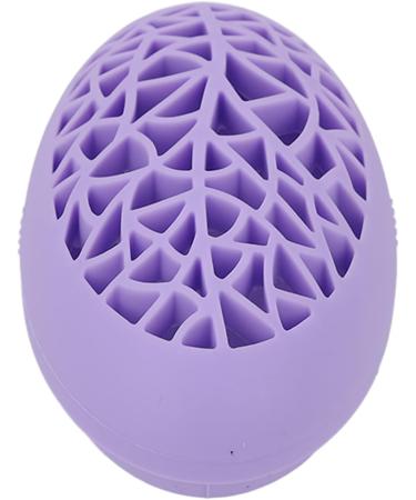 Cosmetic Brush Holder & Soft Reusable Makeup Brush Cleaning Pad - Perfect for Makeup Artists | Purple - Buy Online on GoSupps.com