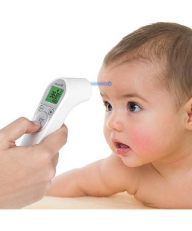 Microlife - NC 200 Non-Contact Forehead Thermometer - Clinically Validated Light Guidance Automatic Measurement Alarm - Buy Online on GoSupps.com