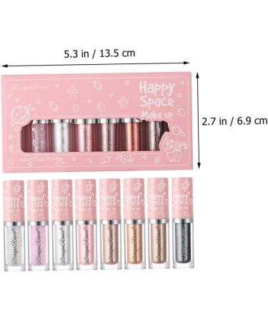 DOITOOL Eyeshadow Bling 8pcs Eye Shadow Eyeshadow Eye Glitter Makeup Eye Makeup Women Makeup Tools Liquid Cosmetic Miss - Buy Online on GoSupps.com