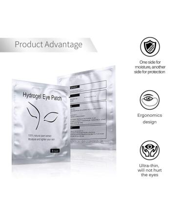 Teenitor Under Eye Pads - 50 Pair | Lint Free Lash Extension Eye Gel Patches for Eyelash Extension - Beauty Tool - Buy Online on GoSupps.com