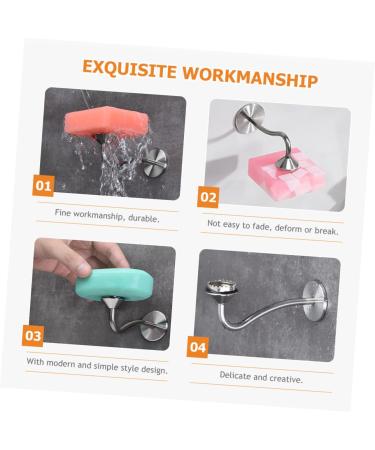 Ciieeo 2pcs Stainless Steel Soap Holder Soap Float Holder Wall Soap Holder Sink Sponge Holder Holder Kitchen Bar Soap Holder Earrings Holder Shampoo Bar Soap Dish - Buy Online on GoSupps.com