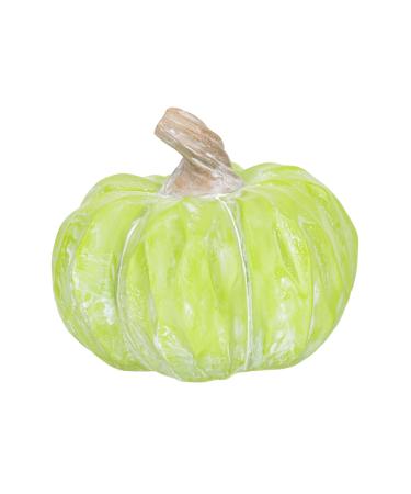 Alipis Pumpkin Decoration Halloween Display Ceramics Green 13X13CM