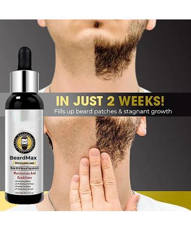ExQst BeardMax Organic Oil - All Natural Beard Growth Serum for Men | 2PCS Bart l for Fuller Beards - Buy Online on GoSupps.com