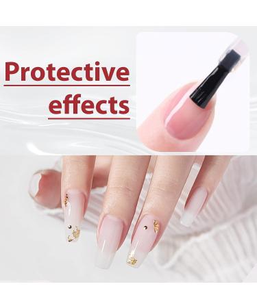 UNA GELLA 15ML Gel Base Top Coat Set - Diamond Shiny | Protects Nails Healthy | Clear Gel Base & No Wipe Top Coat for DIY Nail Art - Buy Online on GoSupps.com