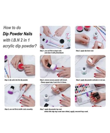 Gray Dip Powder with Added Calcium Vitamin for DIY French Manicure | Odor-Free, Long-Lasting Salon Quality Nail Art | No Lamp Needed (018) - Buy Online on GoSupps.com