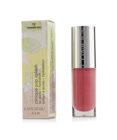 Pop Splash Lip Gloss + Hydration - 12 Rosewater Pop - 4.3ml/0.14oz | Long-lasting Hydrating Lip Gloss - Buy Online on GoSupps.com