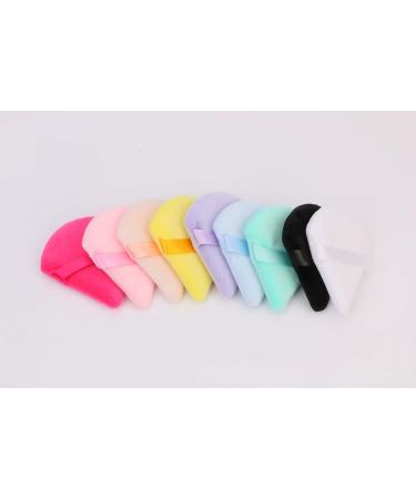 9 PCS Triangle Powder Puff Set - Multi-Color Makeup Puffs for Flawless Application | Portable Under Eye & Triangular Powder Puff | Achieve a Perfect Look with 1 Count (Pack of 9 - Buy Online on GoSupps.com