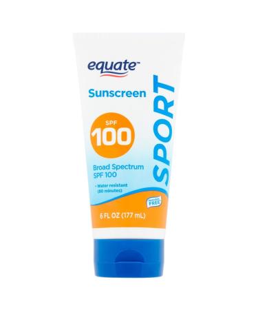 Equate Sport Sunscreen Lotion SPF 100 6 fl oz