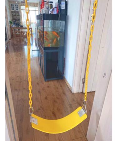 Ymeibe Swing Chains (2) Fully Coated with 4 Free Quick Links - Anti-Rust Iron Chains for Swing Set - Playground Kids Swing Seat Accessories - 660 Lb Capacity - Yellow - Buy Online on GoSupps.com