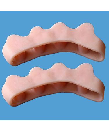 ALINZO Gel Toe Separators - Orthopedic Bunion Corrector for Hallux Valgus - 4pc Set for Women & Men - White Child Size - Buy Online on GoSupps.com