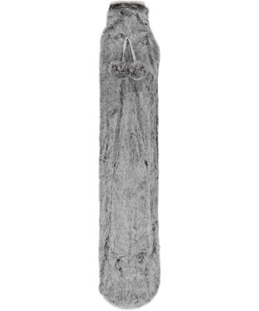 Rubber Hot Water Bag for Pain Relief | Removable Plush Cover | Safe & Effective for Back Spasms - Light Gray - Buy Online on GoSupps.com