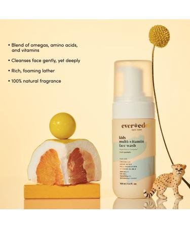 Evereden Kids Body Wash Fresh Pomelo 12.7 fl oz | Plant Based & Natural | Non-Toxic & Organic | Multi-Vitamin Skin Care - Buy Online on GoSupps.com
