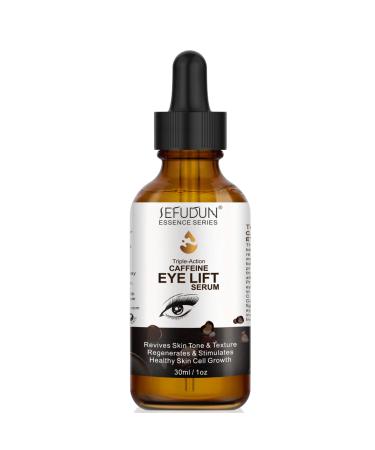 Dark Circles Under Eye Treatment for Women Caffeine Eye Serum Treatment Dark Circles, Puffiness, Eye Bags, Anti Aging Eye Serum Reduces Wrinkles and Fine Line, 100% Pure Coffee Oil - 1 oz / 30 ml - Buy Online on GoSupps.com