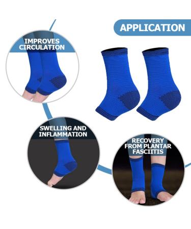 POPETPOP Ankle Protector & Arch Support Sleeves | Comfortable Ankle Brace for Running | Toddler Size Available - Blue - Buy Online on GoSupps.com