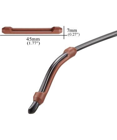 12 Soft Silicone Glasses Tips - Non-Slip Elastic & Comfortable Replacement for Reading & Sunglasses - Buy Online on GoSupps.com