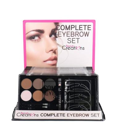 Beauty Creations Complete Eyebrow Set Display Set 12 Pieces 5.6 Pounds