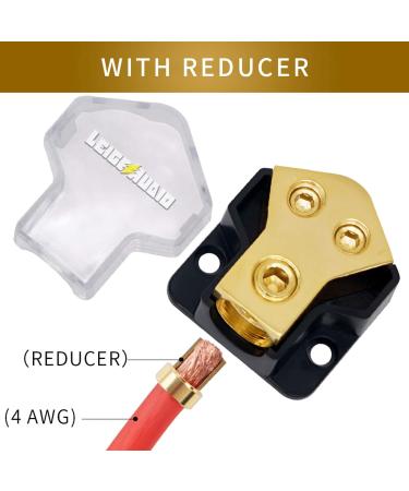 LEIGESAUDIO 2-Way Amp Copper Power Distribution Block for Car Audio Splitter (1Pack) - Buy Online on GoSupps.com