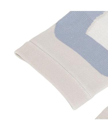 Buy Light Gray Compression Knee Sleeve - Nonslip Elastic Support for Fitness | XL Size - Breathable & Sweat Absorbent - Buy Online on GoSupps.com