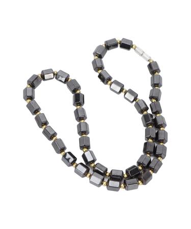Magnett therapy necklace unisex magnetic necklace Health Energy Healing H matit pearls simple fashionable pain relief necklace birthday present