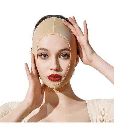 Anna-Kaci Post-Surgical Chin Strap Support Band - Dark Beige, Large (1 Pack) - Buy Online on GoSupps.com
