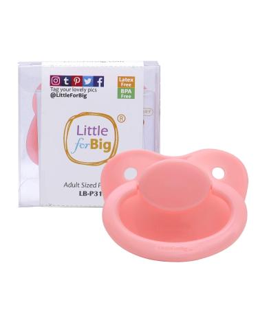 LittleForBig Pacifier BigShield Gen-1 Pink - The Best Adult Pacifier for ABDL Community - Buy Online on GoSupps.com