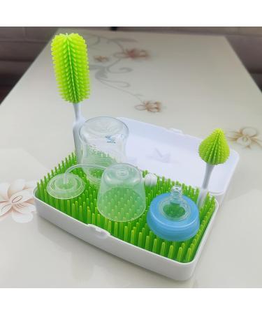 Travel Baby Bottle Drying Rack with Bottle Brushes for Camping Travelling with Baby - Buy Online on GoSupps.com