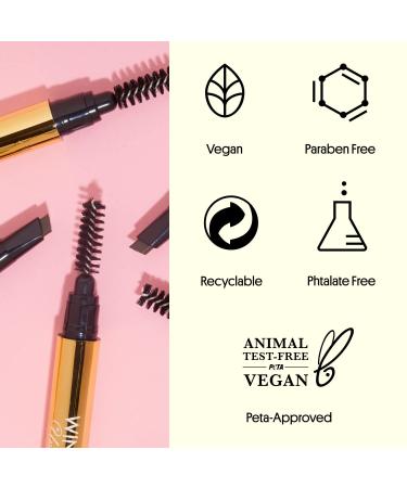 Winky Lux Uni Brow Universal Eyebrow Pencil - Blonde and Black Shades | Brow Makeup for All Brow Colors - Buy Online on GoSupps.com