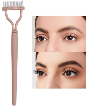 Eyelash Separator Eyelash Comb - Eyelash Defining Mascara Comb Professional Eye Makeup Tools Portable Mascara Applicator Ergonomic Cosmetic Tool for Travel Women Lotus Colour - Buy Online on GoSupps.com
