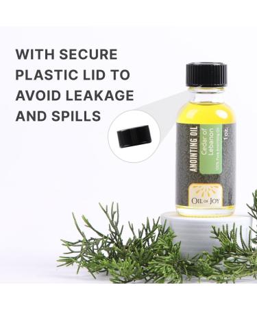 Anointing Oil - Cedar of Lebanon - Used During Prayer & Church- 1Oz Anointing Oil for Prayers Oil of Joy - Buy Online on GoSupps.com