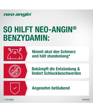 Neo-Angin Benzydamin Spray for Sore Throat Relief | Anti-Inflammatory & Decongestant | Sugar-Free for Adults & Children | 30 ml - Buy Online on GoSupps.com