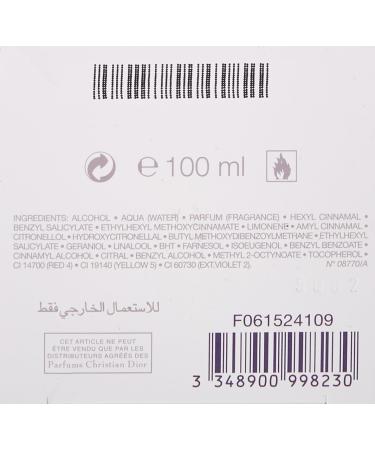 Jadore By Christian Dior For Women. Eau De Toilette Spray 3.4 Ounces(Packaging may vary) - Buy Online on GoSupps.com