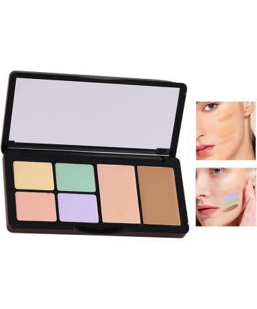 Color Correcting Concealer Cream Concealer Palette Contour Palette 6 Color Concealer Palette with Brush Waterproof Makeup Palette Full Coverage Correcting Concealer for Blemishes - Buy Online on GoSupps.com