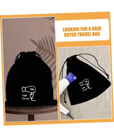 BIUDECO Flannel Hair Dryer Bag Blow Dryer Bag Hair Tools Travel Bag Makeup Brush Bag Hair Dryer Organizer Flat Ironing Travel Bag Drawstring Bag Travel Bag for Hair Styling Tools - Buy Online on GoSupps.com