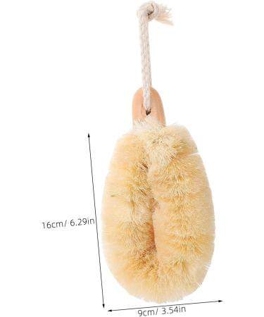 Buy Baluue Sisal Shower Brush - Wear-Resistant Bath Scrubber & Back Cleaning Sponge - Portable Body Care Tool - Buy Online on GoSupps.com