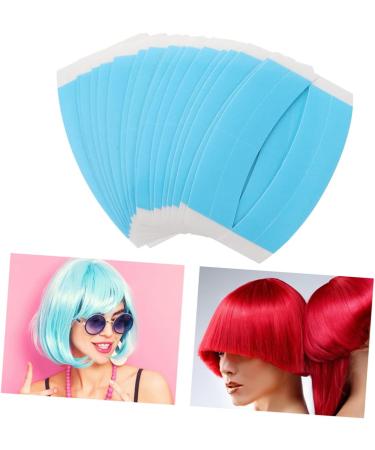 LALAFINA Two Sided Tape 23 Sheets Double Sided Wig Film Hair Wig Adhesive Strips Hair Extension Sticker Tape for Hair Extension Wig Tape Parts Wig Tape Supply Water Proof Glue Sticky Stick - Buy Online on GoSupps.com