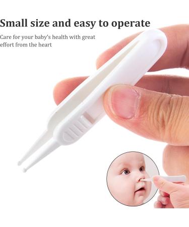 3-Piece Baby Nose Tweezers Set | Safe Plastic Non-Slip Handles | Compact Design for Gentle Ear Cleaning - Buy Online on GoSupps.com