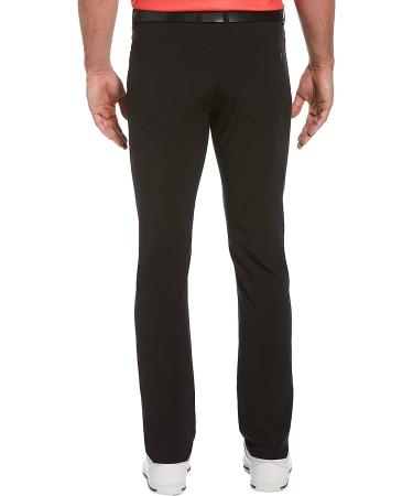 PGA TOUR Men's Flat Front 5-Pocket Stretch Golf Pant - Black Heather, 34W x 32L - Active Waistband, Big & Tall Sizes Available - Buy Online on GoSupps.com