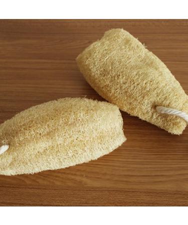 Natural Loofa Back Scrubber - Large Bath Sponge for Men & Women - Eco-Friendly Loofah (Beige - Buy Online on GoSupps.com