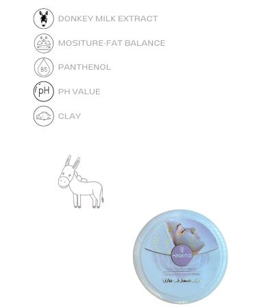 Harem's Donkey Milk Extract Mask - Nourishing & Hydrating Face Mask for Glowing Skin | Shop Internationally - Buy Online on GoSupps.com