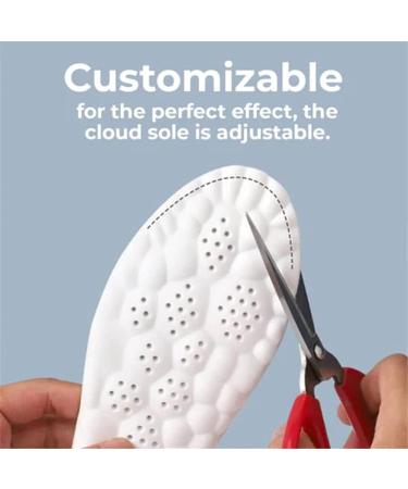 Shimogai 4D Cloud Technology Insoles - Unisex Shoe Inserts for 4D Sports Shoes (Size 45-46) | 2pcs-A - Buy Online on GoSupps.com