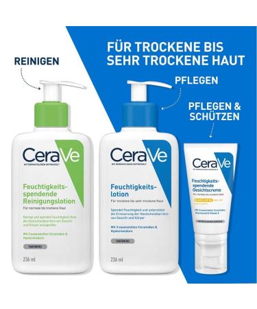 Cerave Moisturizer Lotion 236 ml - Hydrating & Repairing | Fast International Shipping - Buy Online on GoSupps.com