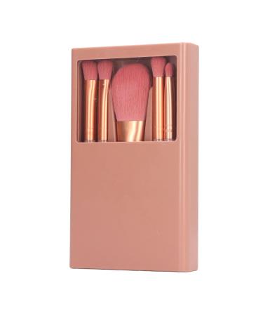ABS Mini Makeup Brush Set - 5 Lightweight & Portable Brushes | Skin Friendly & Easy to Hold | Ideal for Beginners & Travel - Buy Online on GoSupps.com