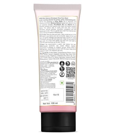 Himalayan Rose Face Wash for All Skin Types | 100ml Cleansing & Dullness Reduction - Buy Online Internationally - Buy Online on GoSupps.com