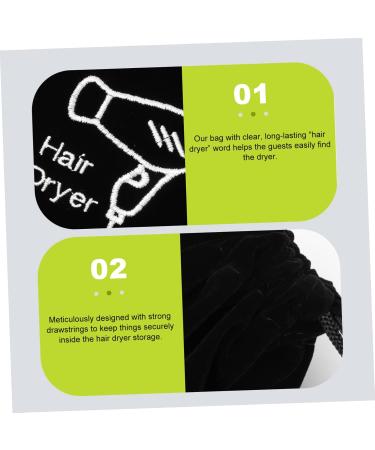 FRCOLOR 10 Pcs Storage Bag Hair Travel Bag Hair Dryer Pouch Storage Organizer Drawstring Household - Buy Online on GoSupps.com