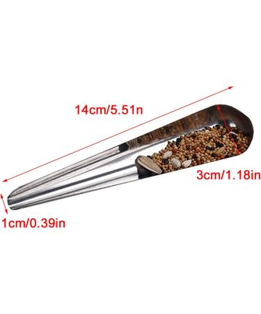 S-TROUBLE Bird Pointed Seed Dispenser | Stainless Steel Parrot Feeder for Easy Feeding | International Shipping Available - Buy Online on GoSupps.com
