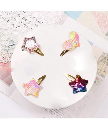 8-Piece Caricature Hair Clips for Girls | Glitter Hairpins for Children | Stylish & Fun Designs for Ladies & Kids - Buy Online on GoSupps.com