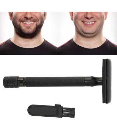 Premium Double Edge Manual Razor for a Comfortable Shave - Easy to Clean Metal Safety Razor with Brush - Buy Online on GoSupps.com