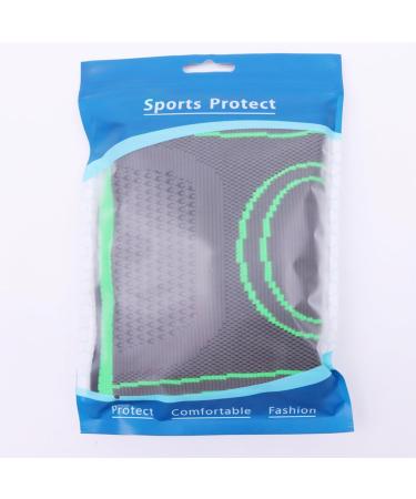 Adjustable Sports Knee Supports - 2 Pack for Pain Relief | Men & Women | L Green Knee Sleeves for Arthritis Meniscus Tear Running & Climbing - Buy Online on GoSupps.com