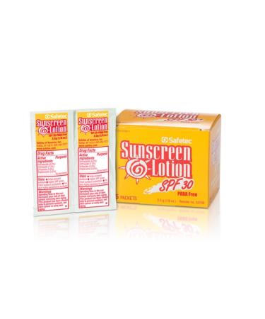 Safetec Sunscreen Lotion 3.5 Gram Packets SPF 30 - (Box of 25)