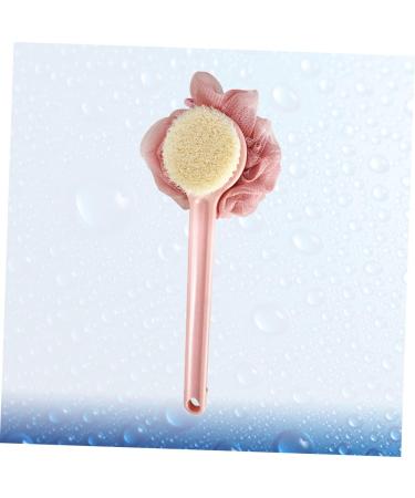 Hemoton Pink Bath Sponge Brush - Exfoliating Loofah Scrubber for Back Cleaning - Buy Online on GoSupps.com